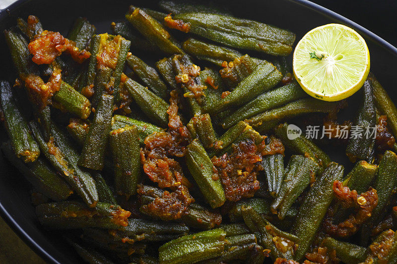 Bharwa Masala Bhindi或填充秋葵